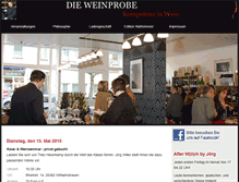 Tablet Screenshot of die-weinprobe.net